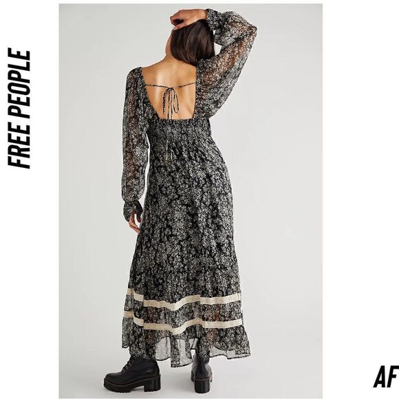 FREE PEOPLE CALLOWAY MAXI DRESS NWT - Picture 6 of 13